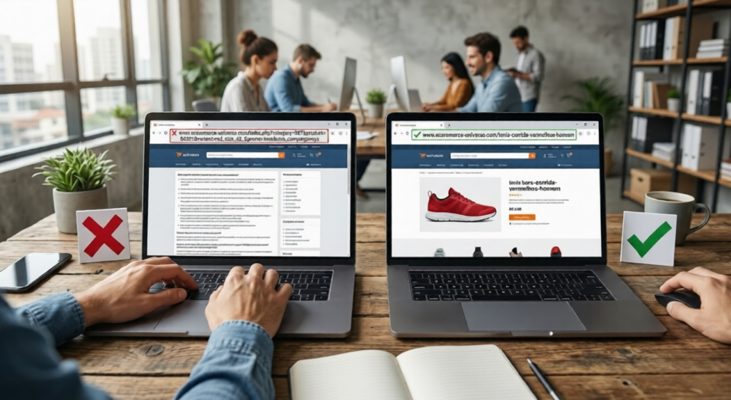 Exemplo de URL otimizada para SEO On Page